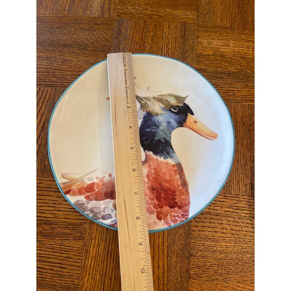 Retired Pier 1 farm animal plates set of 2 Ducks - Picture 6 of 6